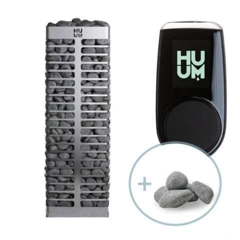 HUUM STEEL 9.0STU Pkg 9.0kW Sauna Heater Package-Sweat Serenity