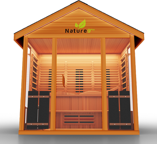 Medical Breakthrough Nature 9Plus Full-spectrum Infrared Outdoor Sauna-Sweat Serenity