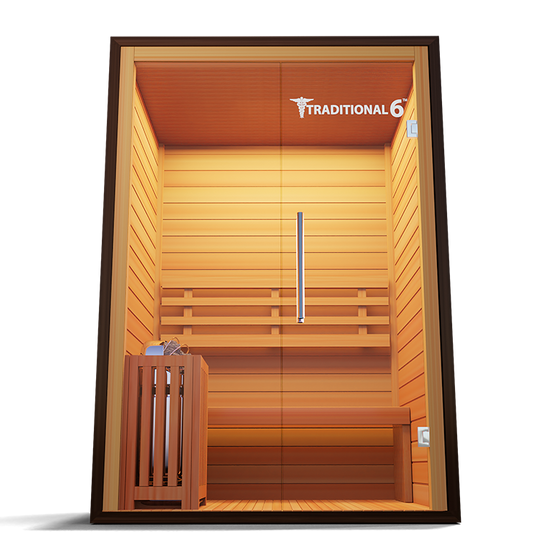 Medical Breakthrough Traditional 6 Full-spectrum Infrared Steam Sauna-Sweat Serenity