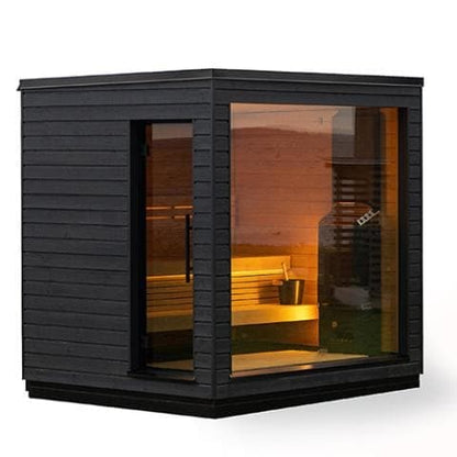SaunaLife Model G6 Pre-Assembled Outdoor Home Sauna Garden-Series Fully Assembled Backyard Home Sauna Up to 5 Persons-Sweat Serenity