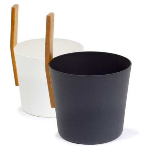 Kolo Bucket 3 Sauna Bucket with straight handle Bamboo/Aluminum 1Gal-Sweat Serenity