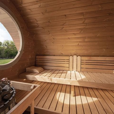 SaunaLife Model G11 Garden-Series Outdoor Home Sauna Kit -2 Room Sauna - Up to 8 Persons-Sweat Serenity